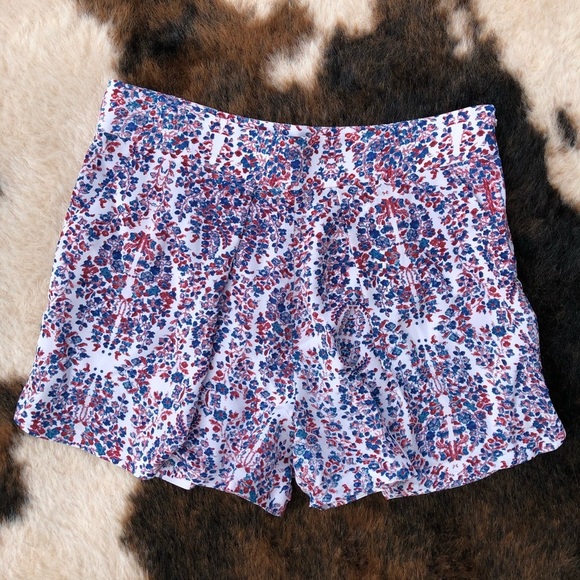 Rebecca Taylor Silk Floral Paisley Flowy Shorts 8 - Picture 3 of 7